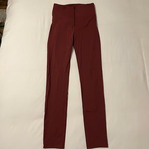 Freddy Maroon Leggings. Size Small.